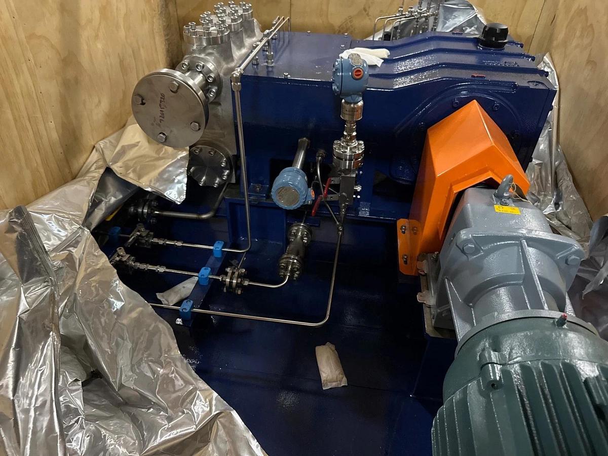 Used RUHRPUMPEN TYPE RDPT 100/80-S11 B28(A) Positive-displacement Triplex Pump 2YL
