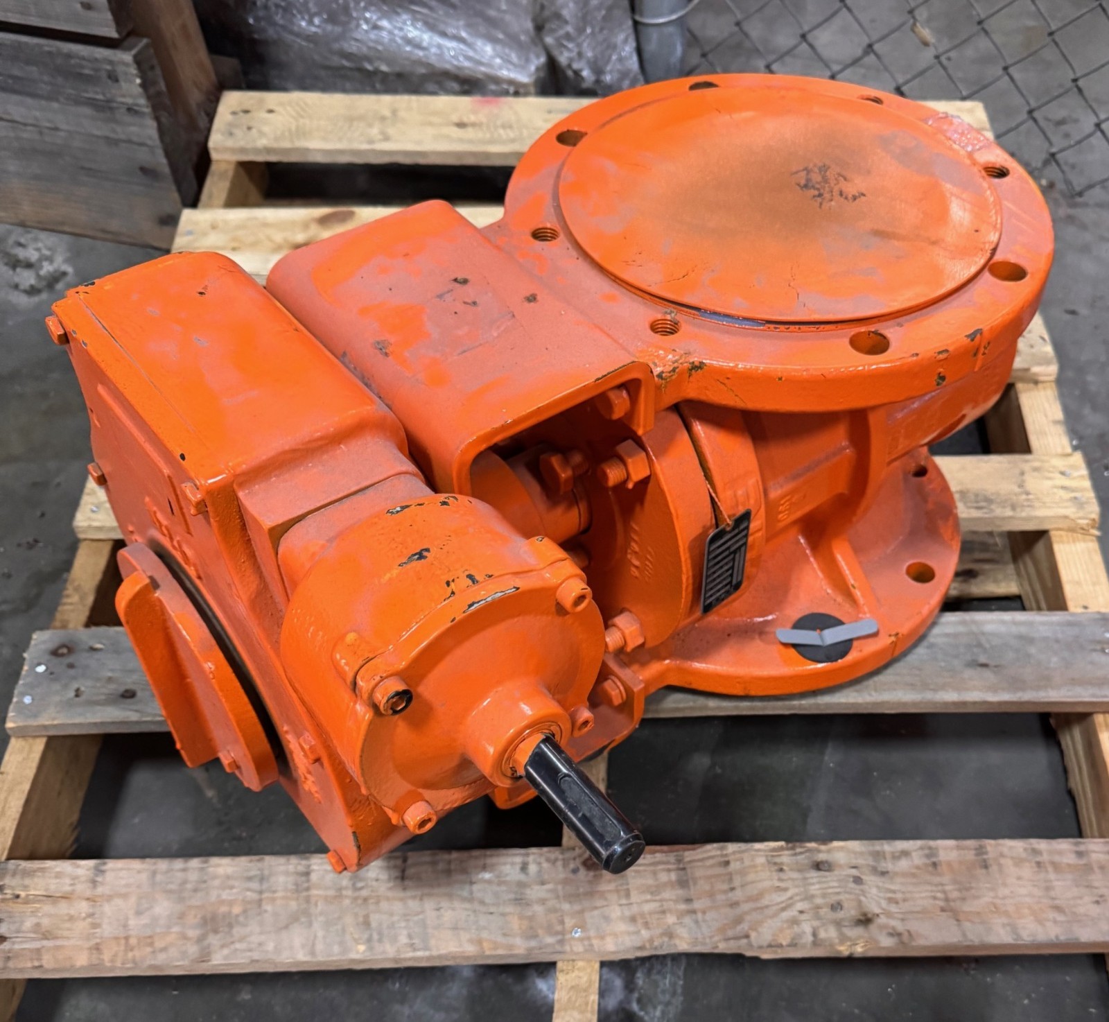 XOMOX 6" 150 RF PLUG VALVE PFA X DI W GEAR FIG 061-E6 VA15C