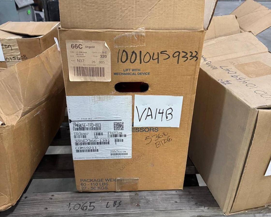 Alliance Compressor Air Conditioning Scroll Compressor R 410A SXA049B4BPZ VA14B