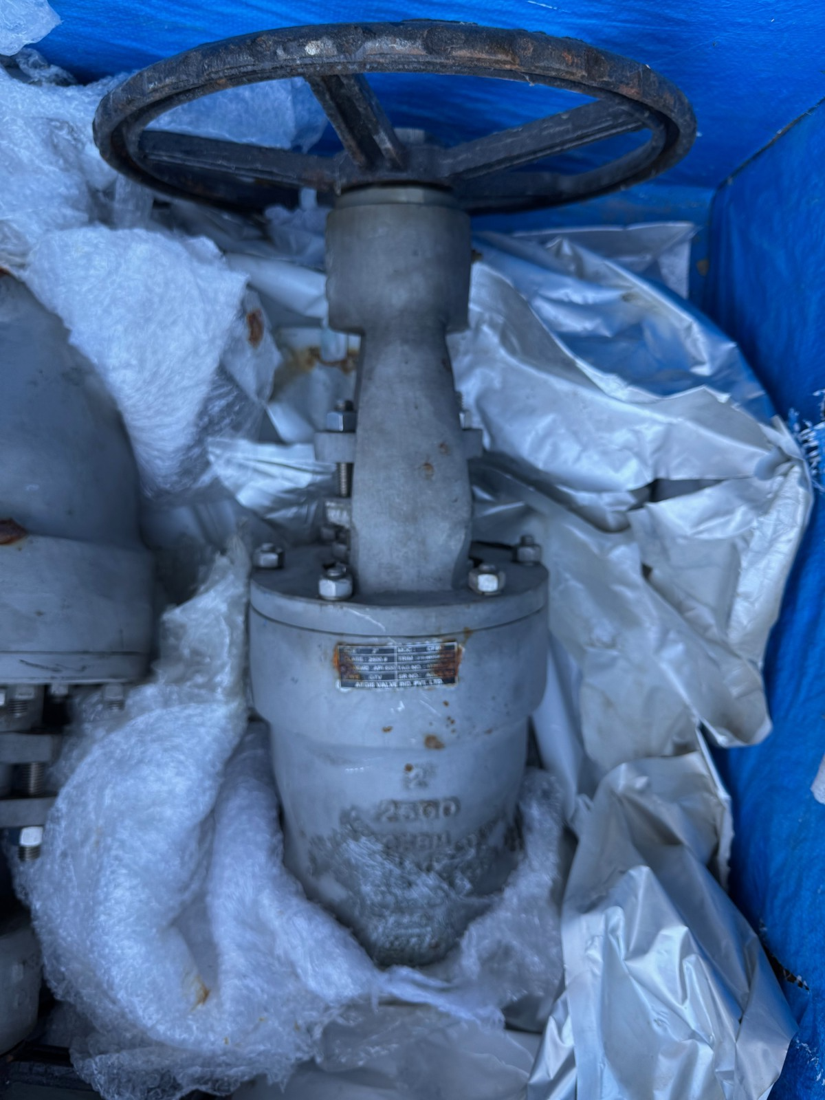 2" 2500 BW PRESSURE SEAL GATE VALVE 316 SS W GEAR OP P36 AEGIS