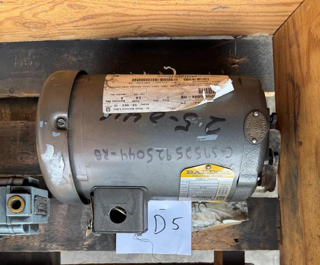 TUTHILL BALDOR MOTOR DD6 1/4 HP MODEL 34C510-5518C1 1725 RPM 115/230 V 1 PH