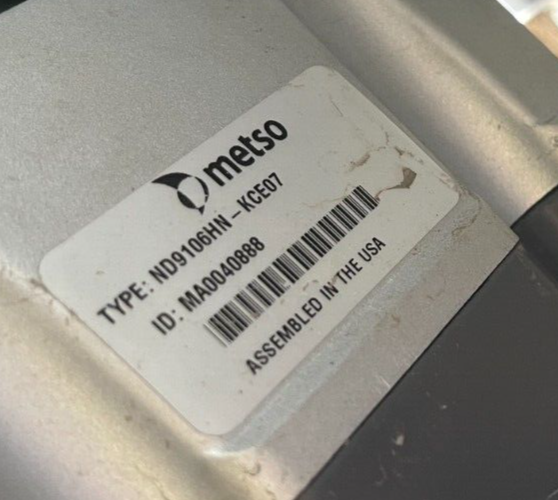 3" 300 RF FP BALL VALVE JAMESBURY 316 M2DA01APVA WITH METSO ACTUATOR