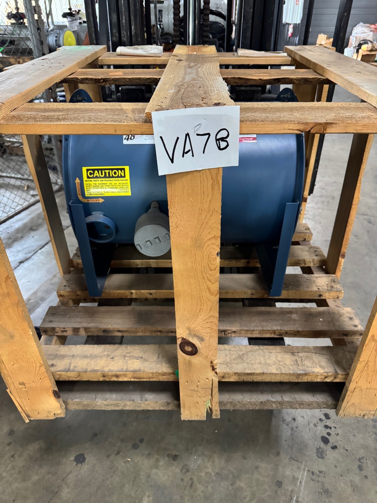 Hartzell 1035 CFM Blower VA7B Model A38-166-STFXEC 1/3 HP 115-230 Volt 1 ph