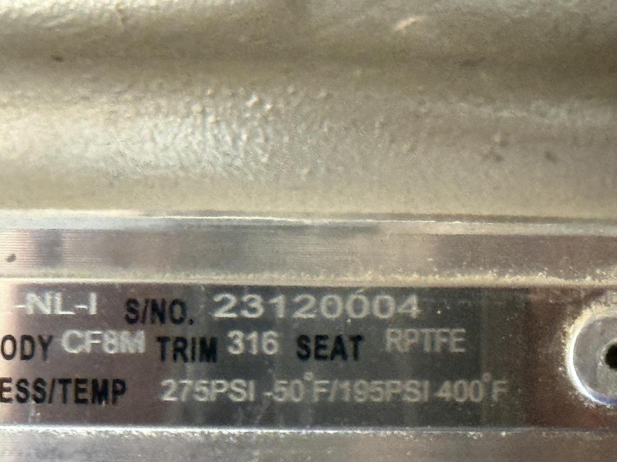 PBV 3" 150 RF BALL VALVE FP FIG # P-6410-41-3600-GL-NL-1 316 BODY