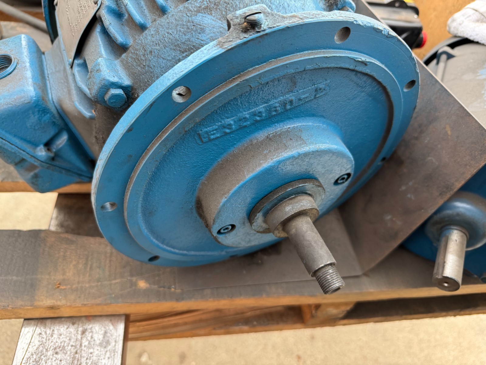 ALLIS-CHALMERS MOTOR JJ6 7.5 HP MODEL RGZF 1750 RPM 230/460 V 20.6/10.3 AMP 3 PH