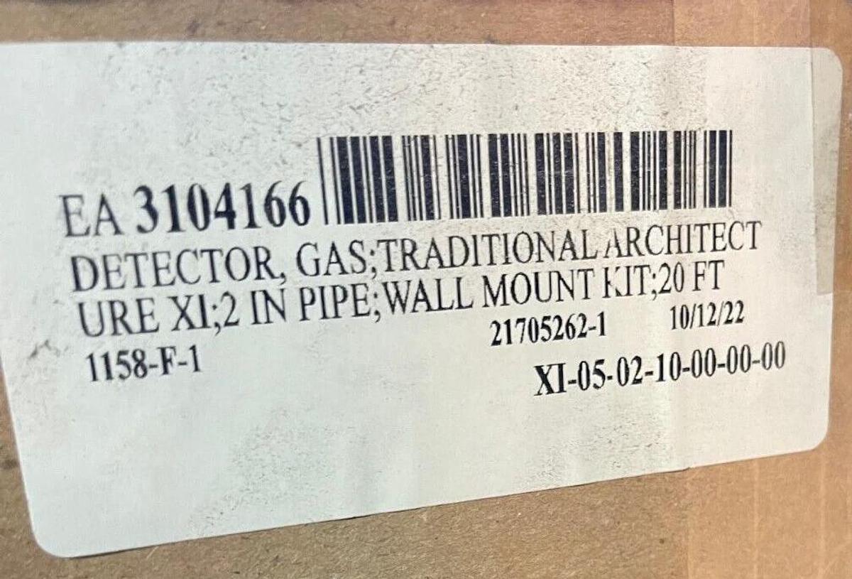 EMERSON GAS DETECTOR X STREME TRADITIONAL ARCHTECTURE X1- 2" PIPE WALL MOUNT