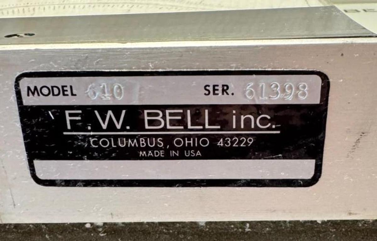 F.W. BELL GAUSMETER AC3 MODEL 640 SER 61398