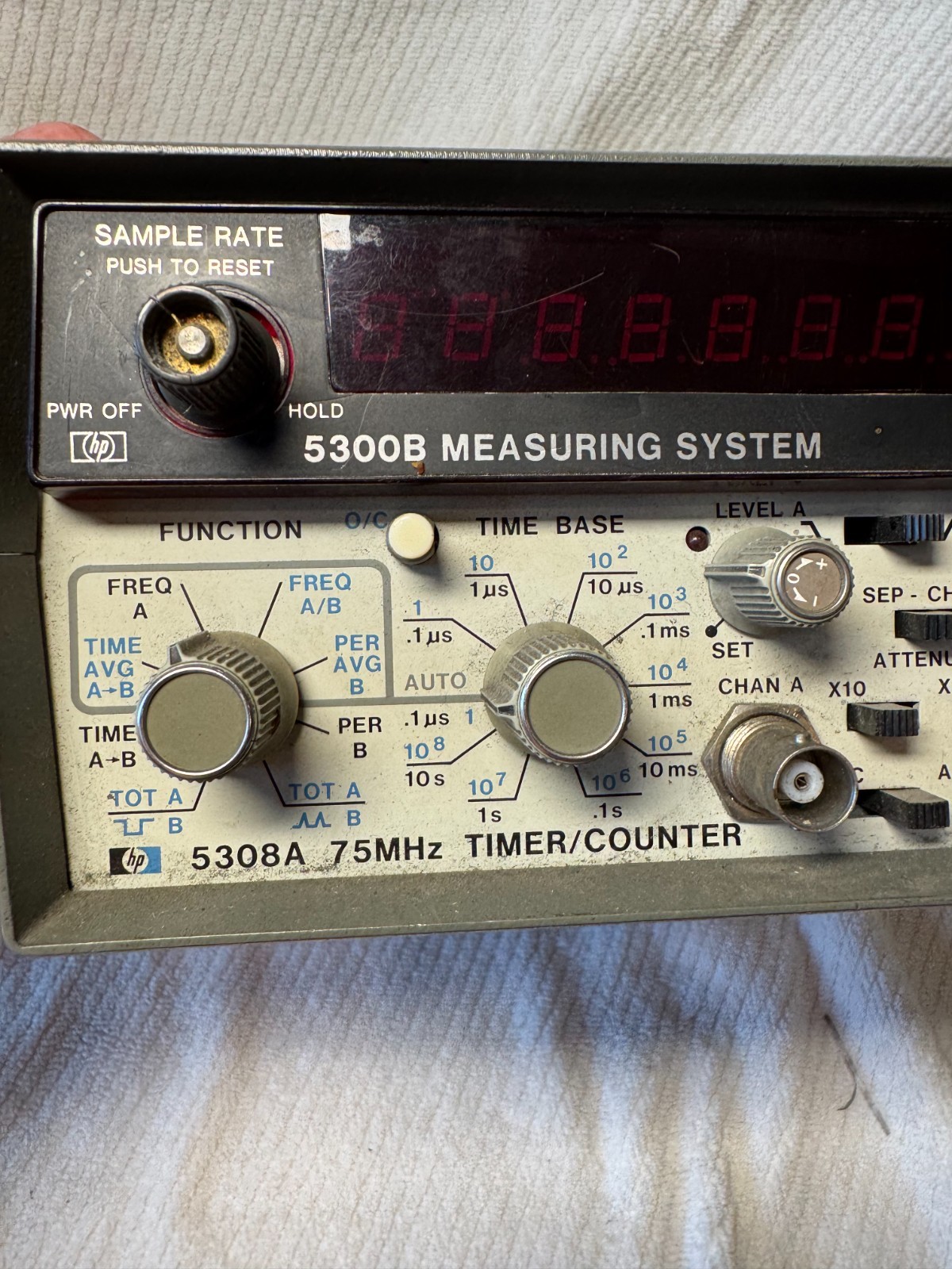 HEWLETT PACKARD AC9 5300B MEASURING SYSTEM TIMER COUNTER