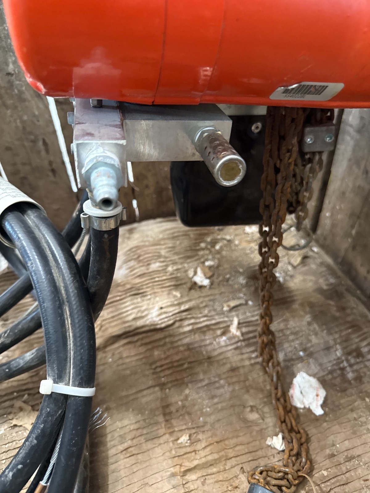 Used Shopair Pneumatic Hoist 1/2 Ton CM 2YS9