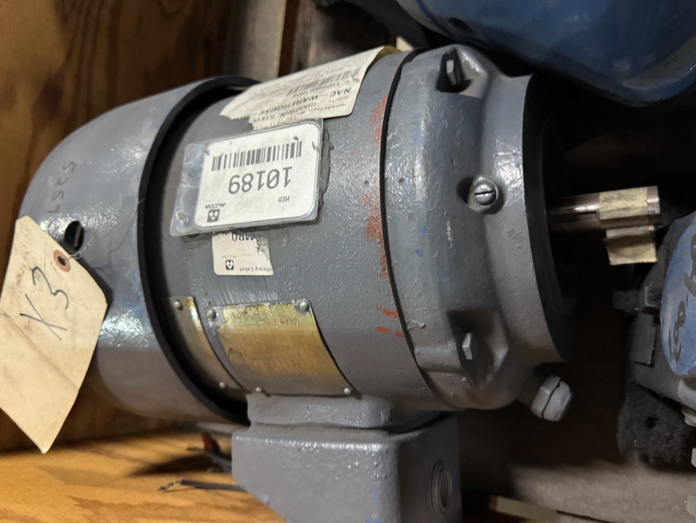 LOUIS ALLIS PACEMAKER MOTOR X3 11/2HP MOD CRMXC-5285342002 1500/1750 RPM 230/460
