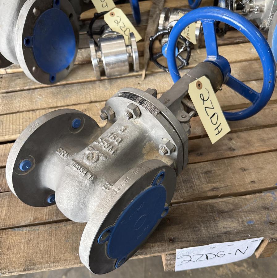 Refurbished DSI 3" 150 RF GATE VALVE 316 BODY 2ZDH FIG# 37-15-16HFS-Z215