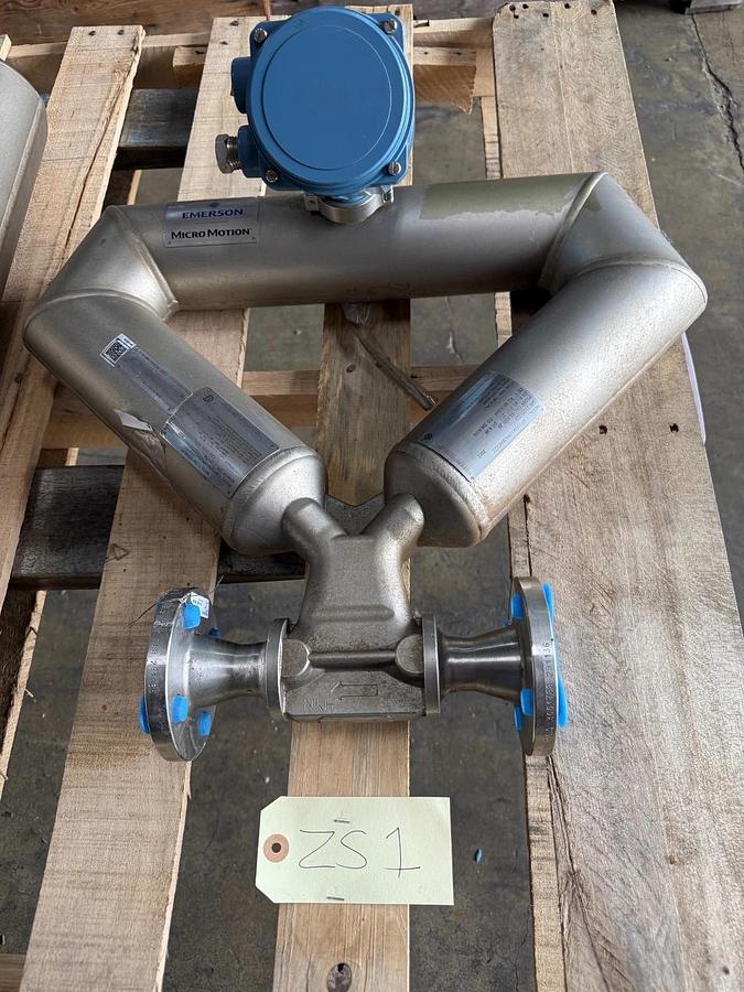 MICROMOTION MASS FLOWMETER ZS1 MODEL CMF100M328N2BAEZZZ 1" 316 SS CSA