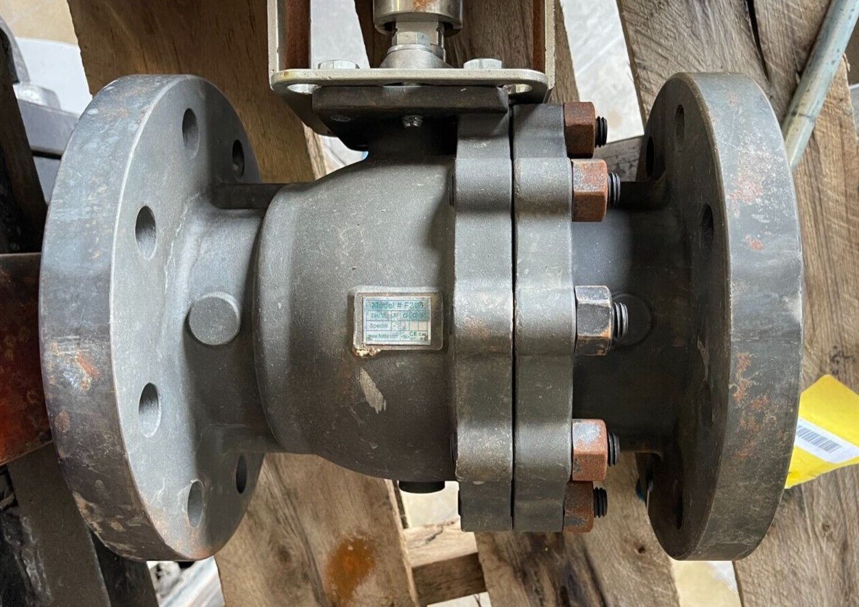 4" 300 RF RP BALL VALVE CS X SS FLOWTITE F30611101 W AIRCON ACTUATOR