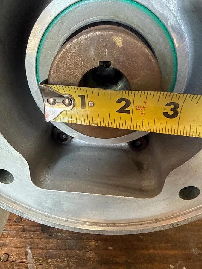 TIGEAR/2 BALDOR GEAR REDUCER 1XWA MOD 35Q20L18 1750 RPM 20 TO 1 RATIO 5.79 HP