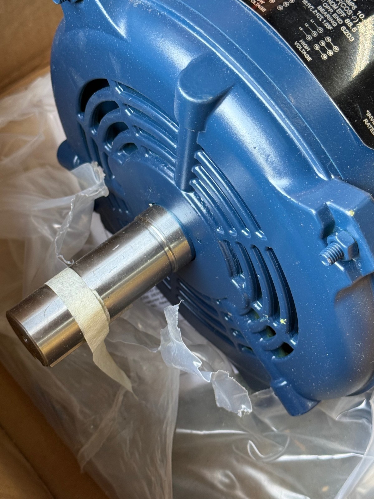 LEESON GLOBETROTTER MOTOR 5 / 3 HP  ZU2 MODEL GT0013A ZU2 1760/1475 RPM 230-460