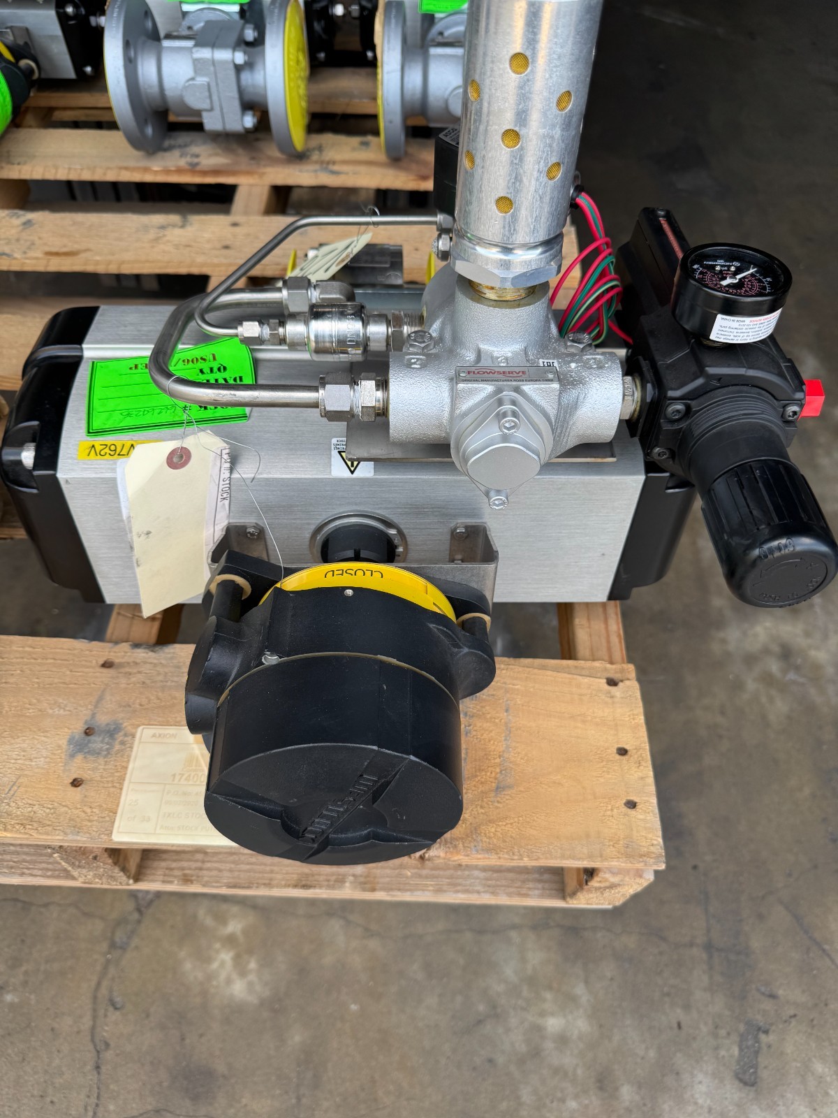 ARGUS 1/2" 600 THD FP BALL VALVE V26 MODEL FK79 SS BODY SS TRIM W ACTUATOR