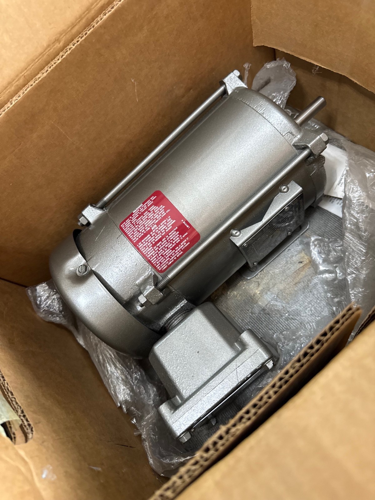 Used BALDOR EXPLOSION PROOF Motor .25 HP MODEL L4003A ZFA5 1725 RPM 115/208-240 V 5/2