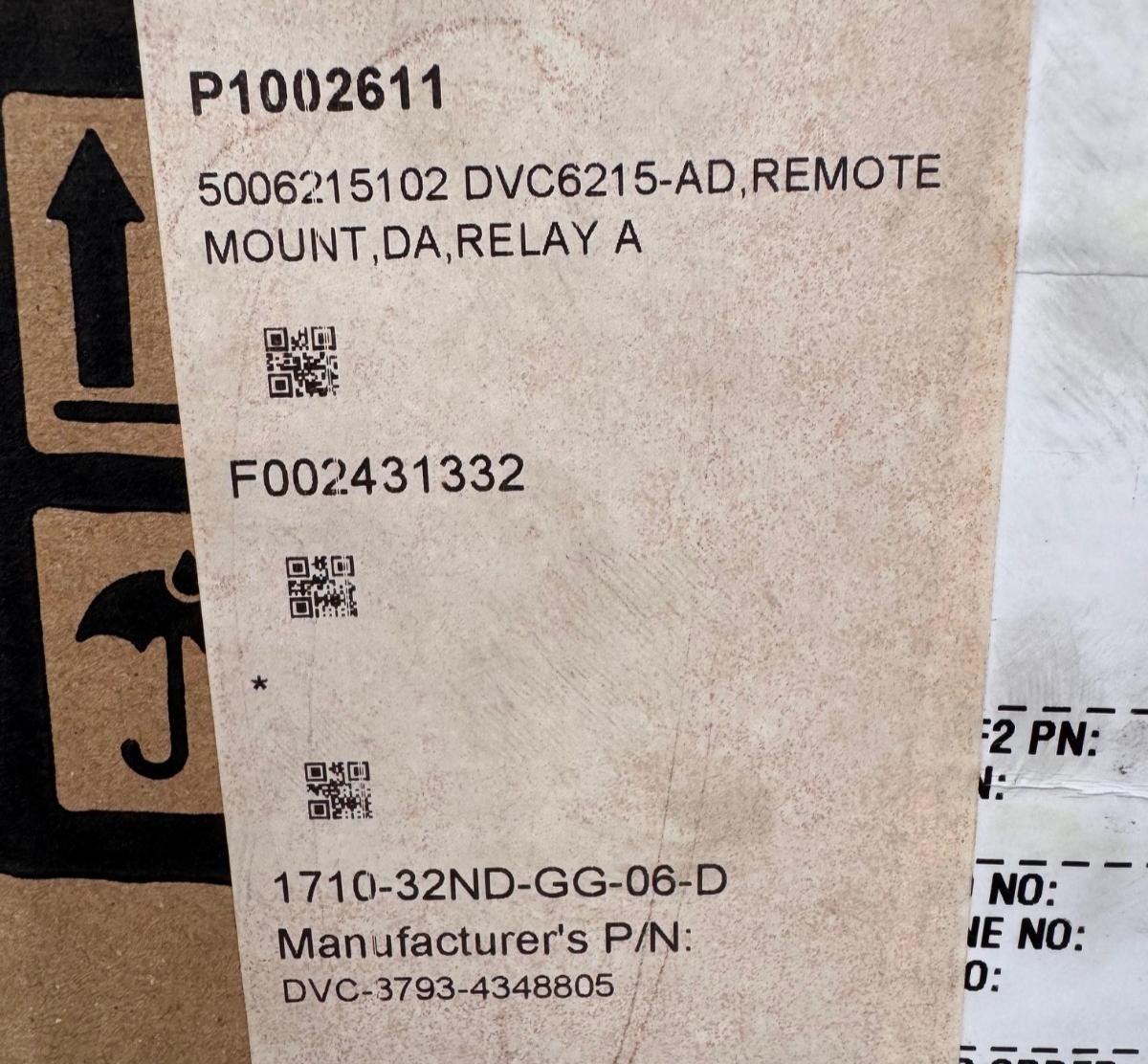 Used FISHER TRANSDUCER DVC6215 2YV6