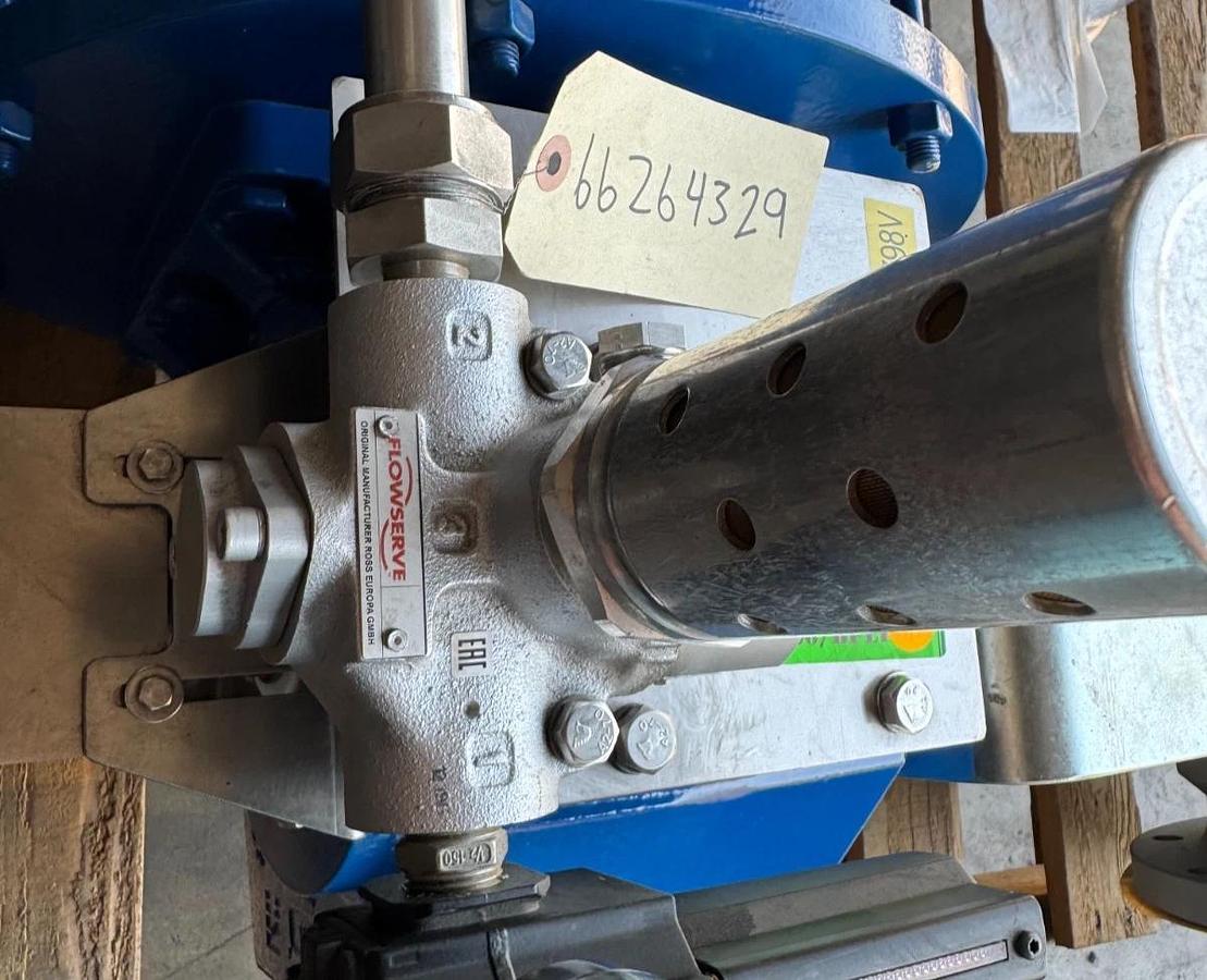 Used ARGUS 8" 150 RF FP BALL VALVE FK76M V2 W LIMITORQUE ACTUATOR LPS-15A-385B-F03-3