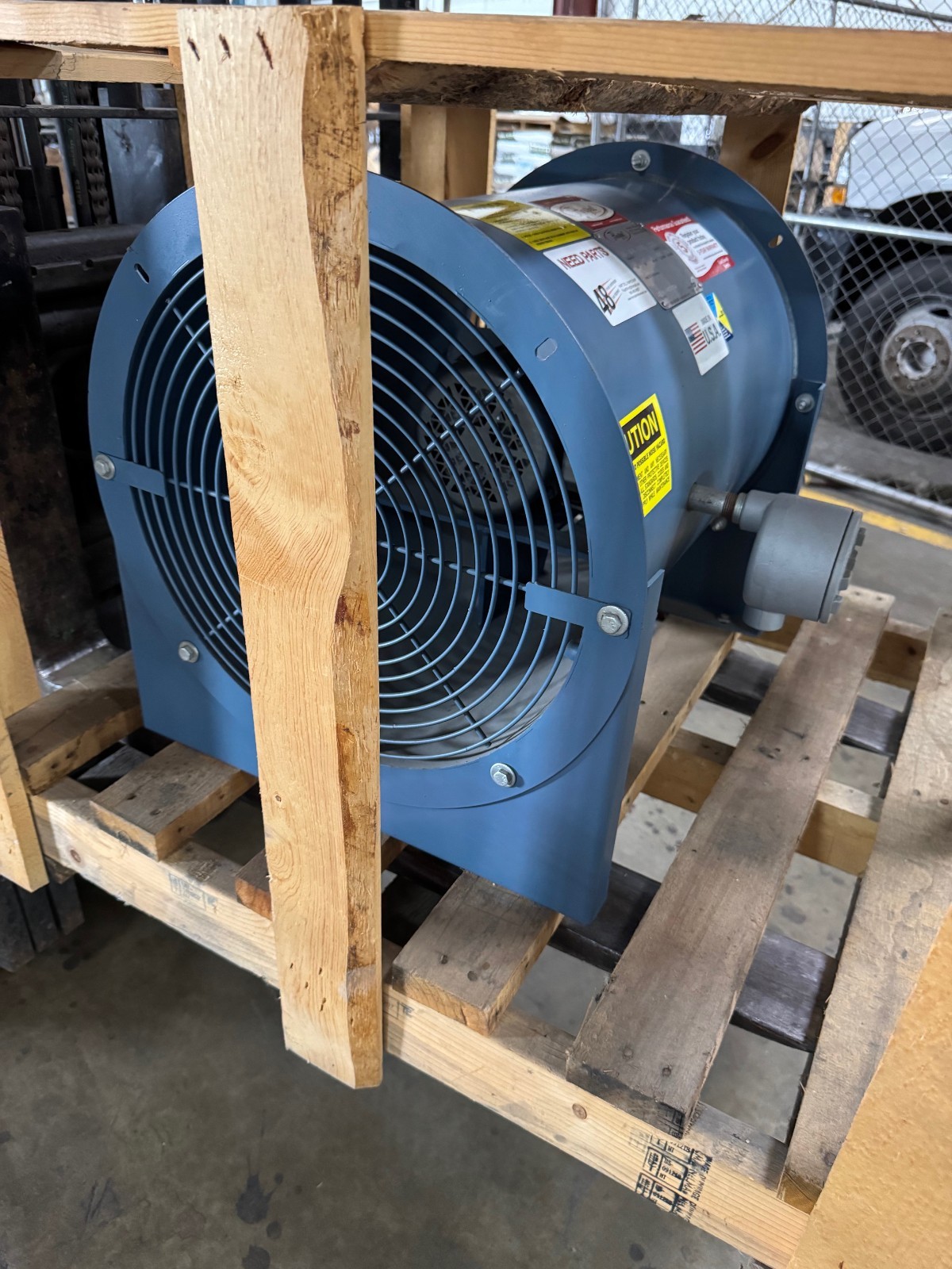 Hartzell 1035 CFM Blower VA7B Model A38-166-STFXEC 1/3 HP 115-230 Volt 1 ph