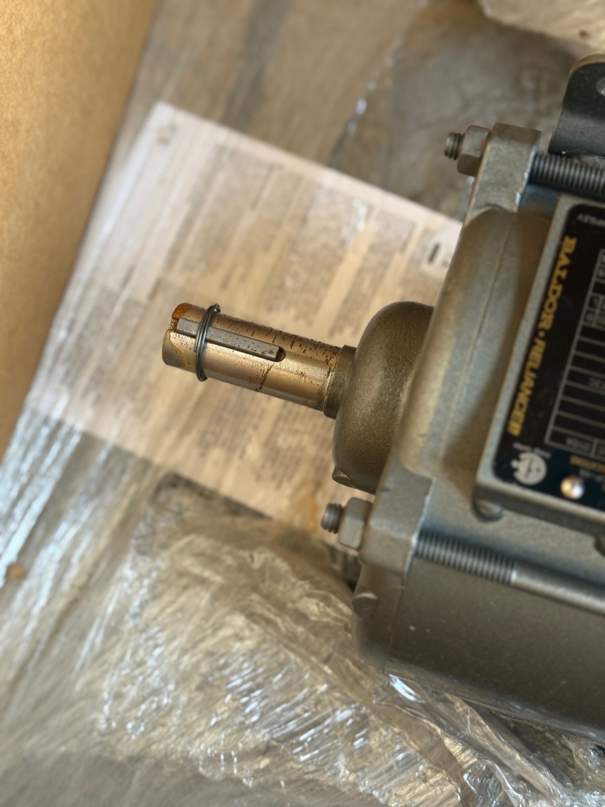 BALDOR SUPER E MOTOR 1 / 3/4 HP MODEL EM7014T ZU1 1760/1460 RPM 230/460/190/380