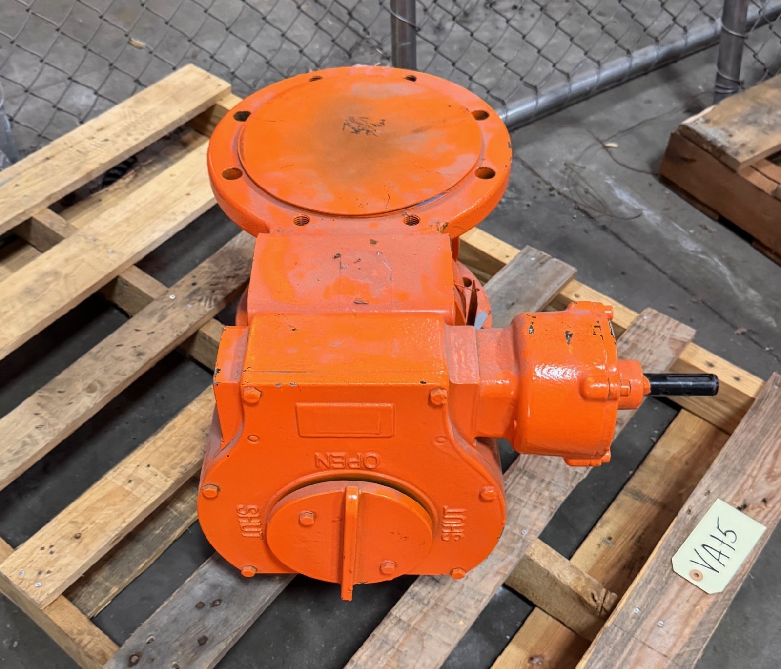 XOMOX 6" 150 RF PLUG VALVE PFA X DI W GEAR FIG 061-E6 VA15C