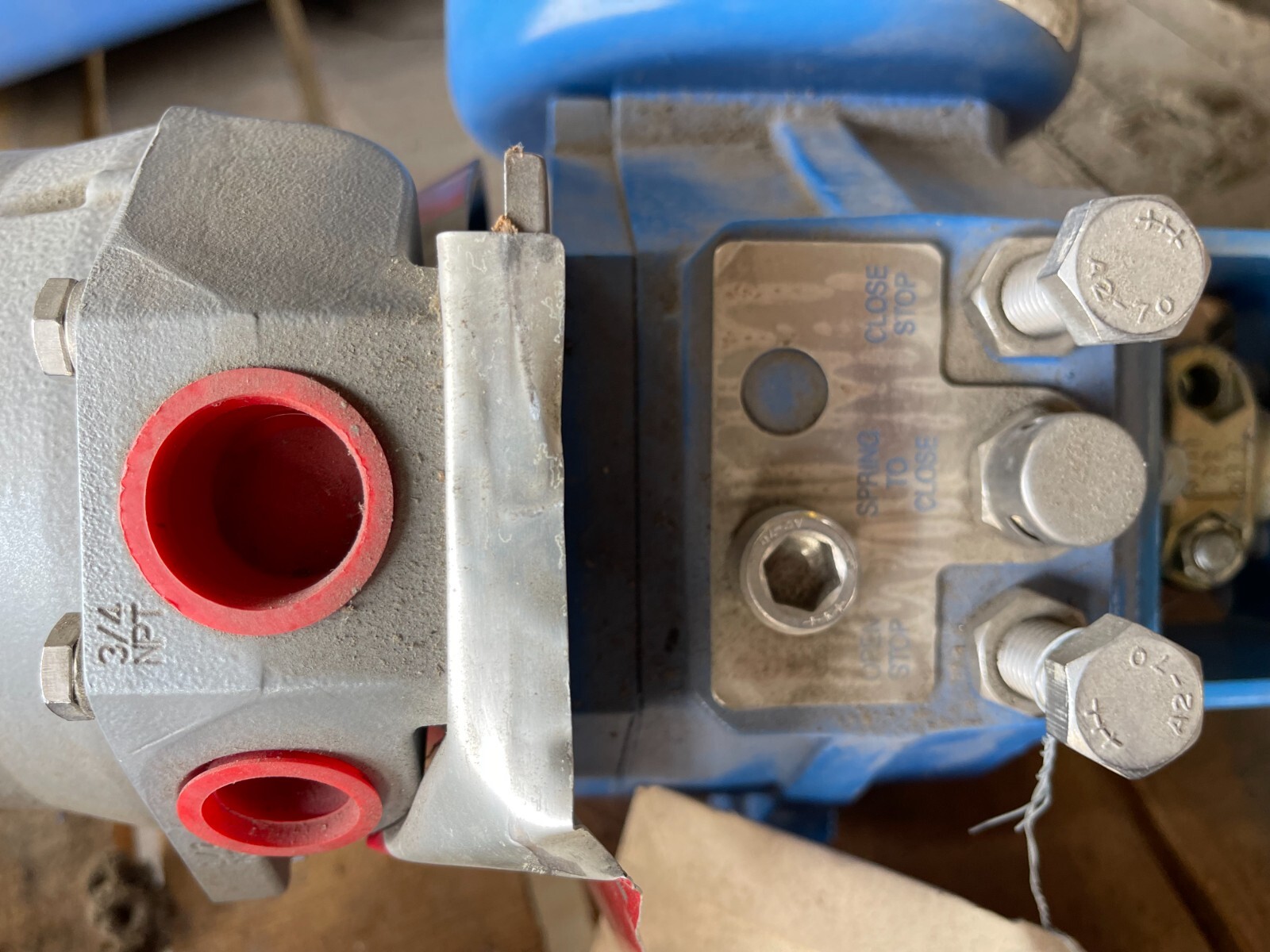 2 1500 3 PC SW CS CONTROL BALL EXTREME VALVE JAMESBURY 1052-6EX1Q8A1  W ACTUATOR