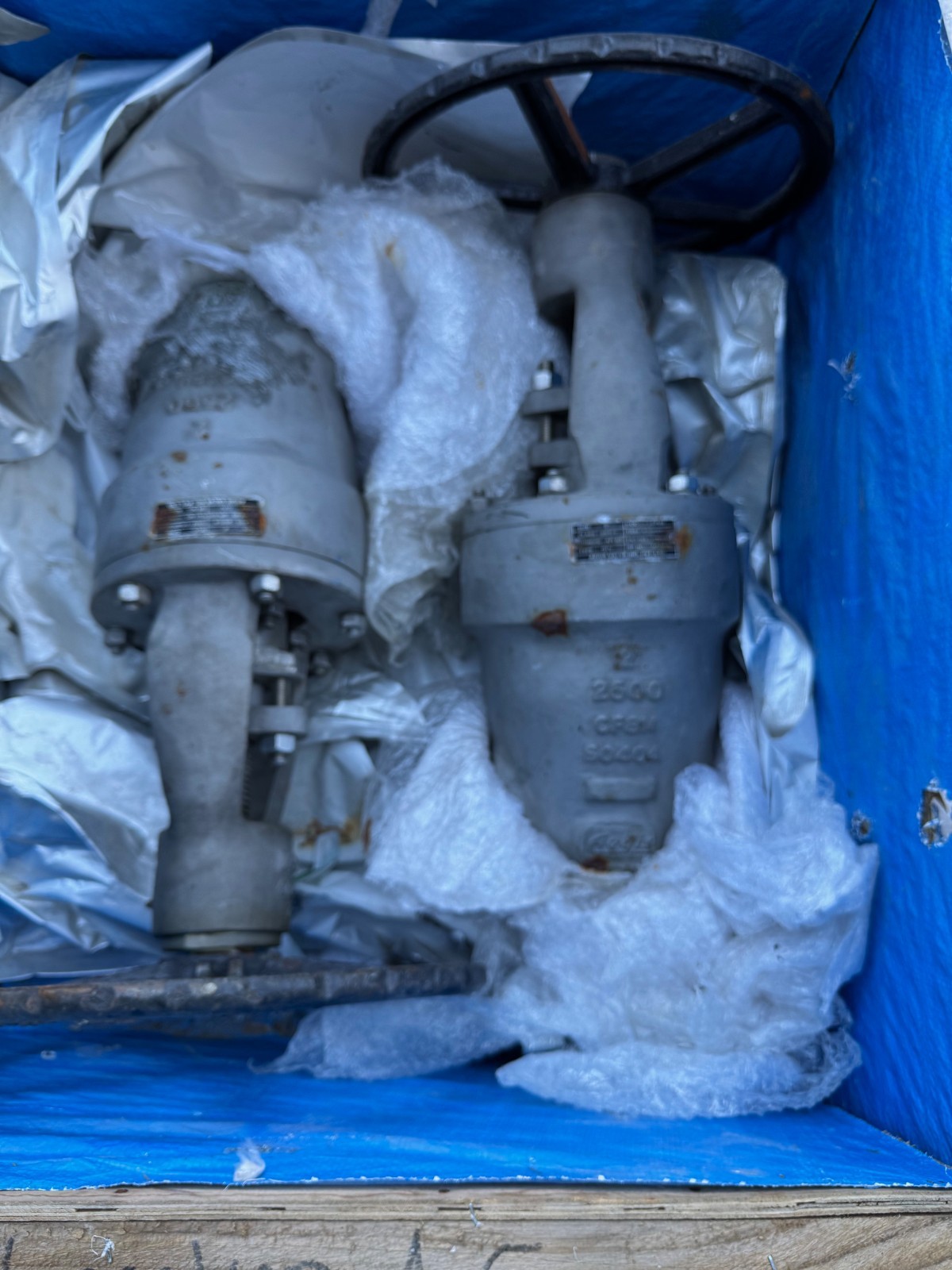 2" 2500 BW PRESSURE SEAL GATE VALVE 316 SS W GEAR OP P36 AEGIS