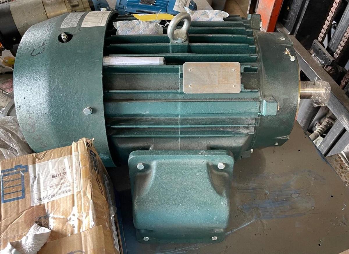 20 HP TOSHIBA ELECTRIC MOTOR 1170 RPM 460 V FRAME 286TC 0206XSSB44A-P