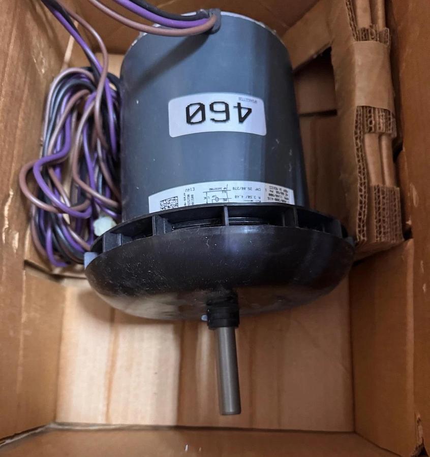 GENTEQ Motor 1.1 HP MODEL MOT06765 L488GS ZH7 ZI6 ZL4 1140/900 RPM 460/380-415 3
