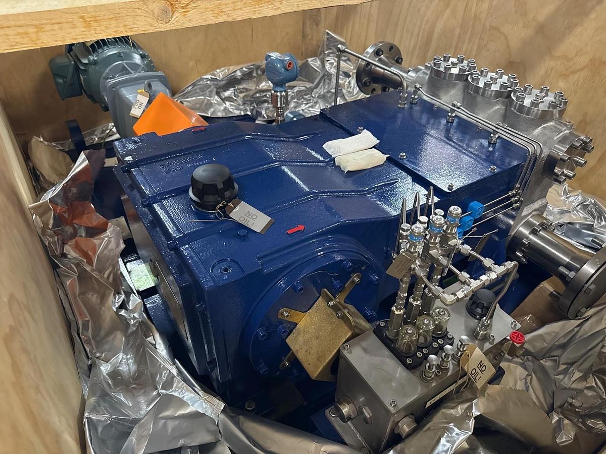 RUHRPUMPEN TYPE RDPT 100/80-S11 B28(A) Positive-displacement Triplex Pump 2YL