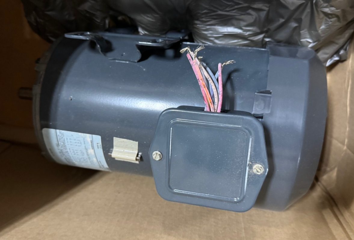 GE 2 HP MOTOR AD4G K1492 5K49ZN4252 1725 RPM 208/230/460 V 6.2-5.8/2.9 AMP FR 56