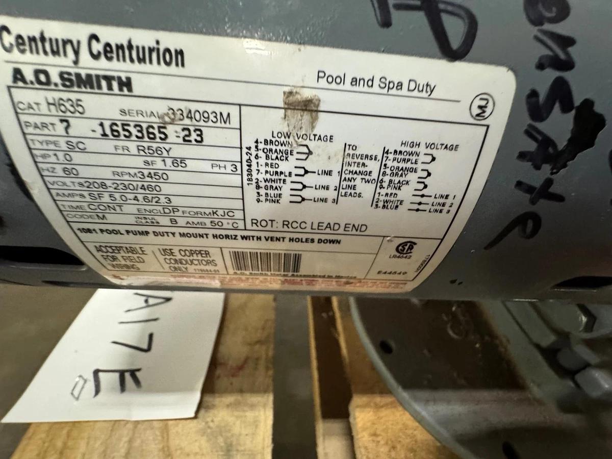 NES Company CENTRIFUGAL CONDENSATE PUMP VA17A B E MODEL 106D SER N831