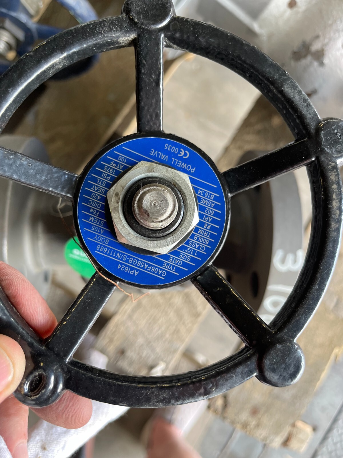 2" 300 RF GATE VALVE POWELL 2467FM0TXXX 316 SS