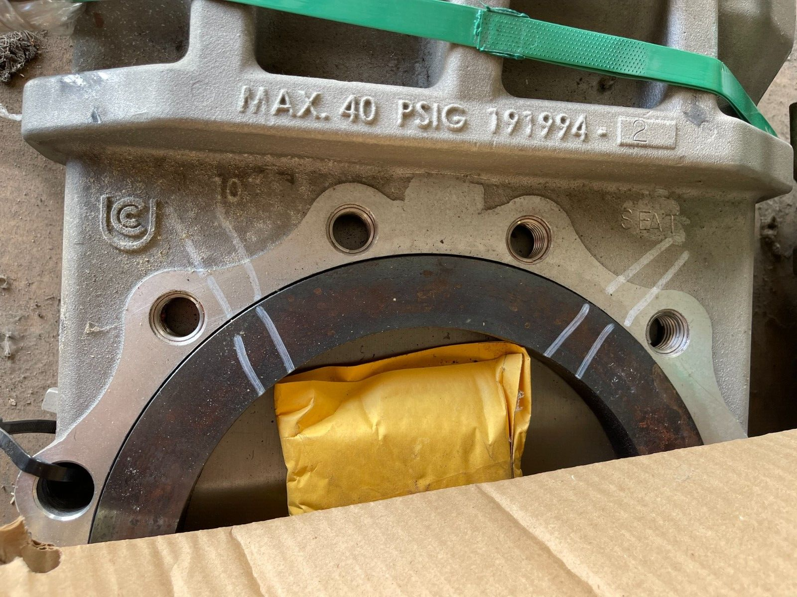 10" KNIFE GATE ALUMINUM UNITED CONVEYOR ASH ISOLATION VALVE 2-1918-10311-0000-A