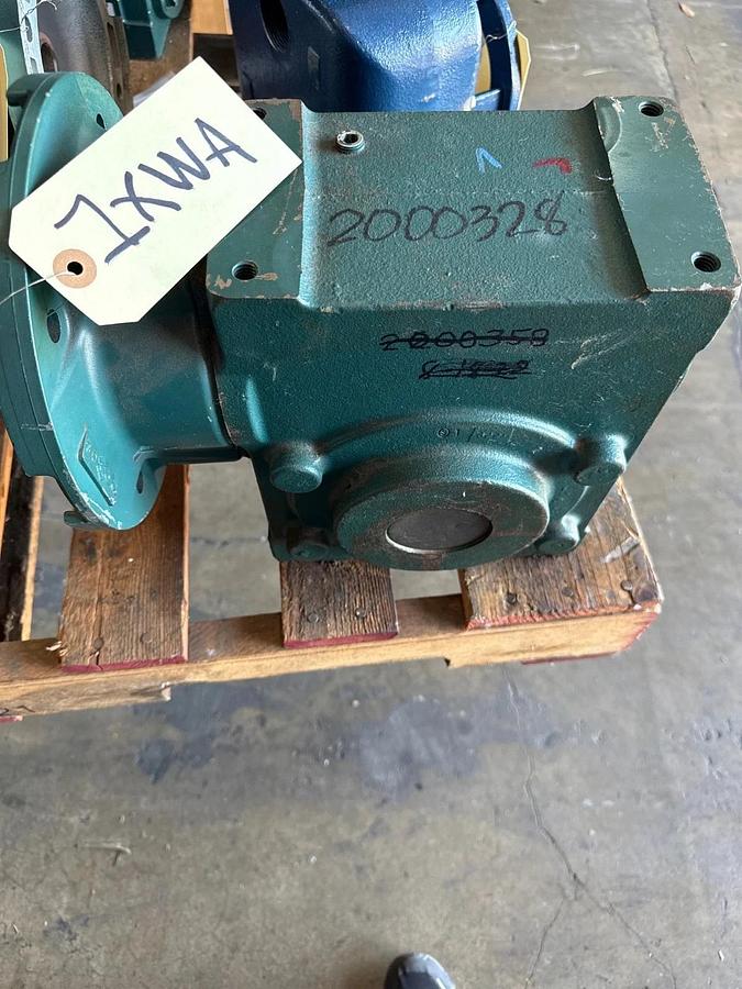 TIGEAR/2 BALDOR GEAR REDUCER 1XWA MOD 35Q20L18 1750 RPM 20 TO 1 RATIO 5.79 HP