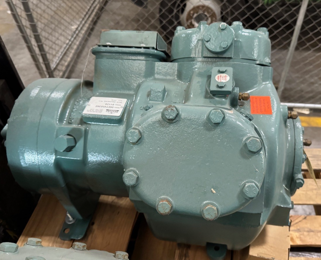BRAINERD REFRIGERATION SEMI-HERMETIC COMPRESSOR 06ET450360 VA2A & B