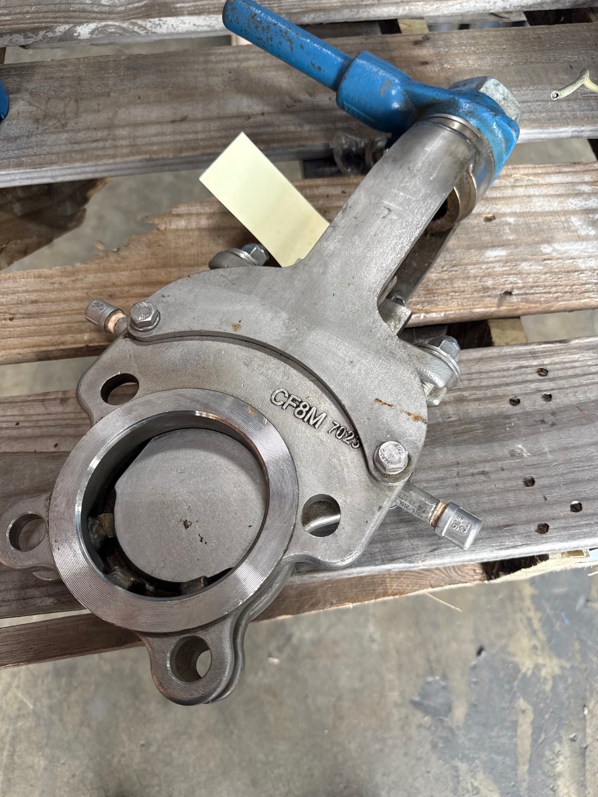 Used DEZURICK 3" 150 LB LUG KNIFE GATE VALVE 2YIA MODEL KLS 9249645R005 9633562 316SS