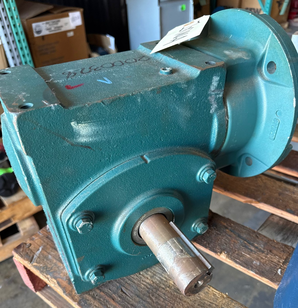 TIGEAR/2 BALDOR GEAR REDUCER 1XWA MOD 35Q20L18 1750 RPM 20 TO 1 RATIO 5.79 HP