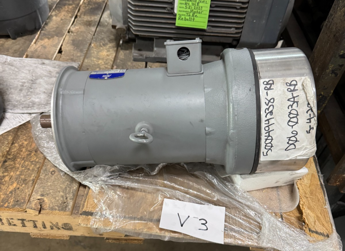 ACCO CRANE MOTOR V3 5 HP MODEL 36M198X515G1 1675 RPM 230/460 V 3 PH 13