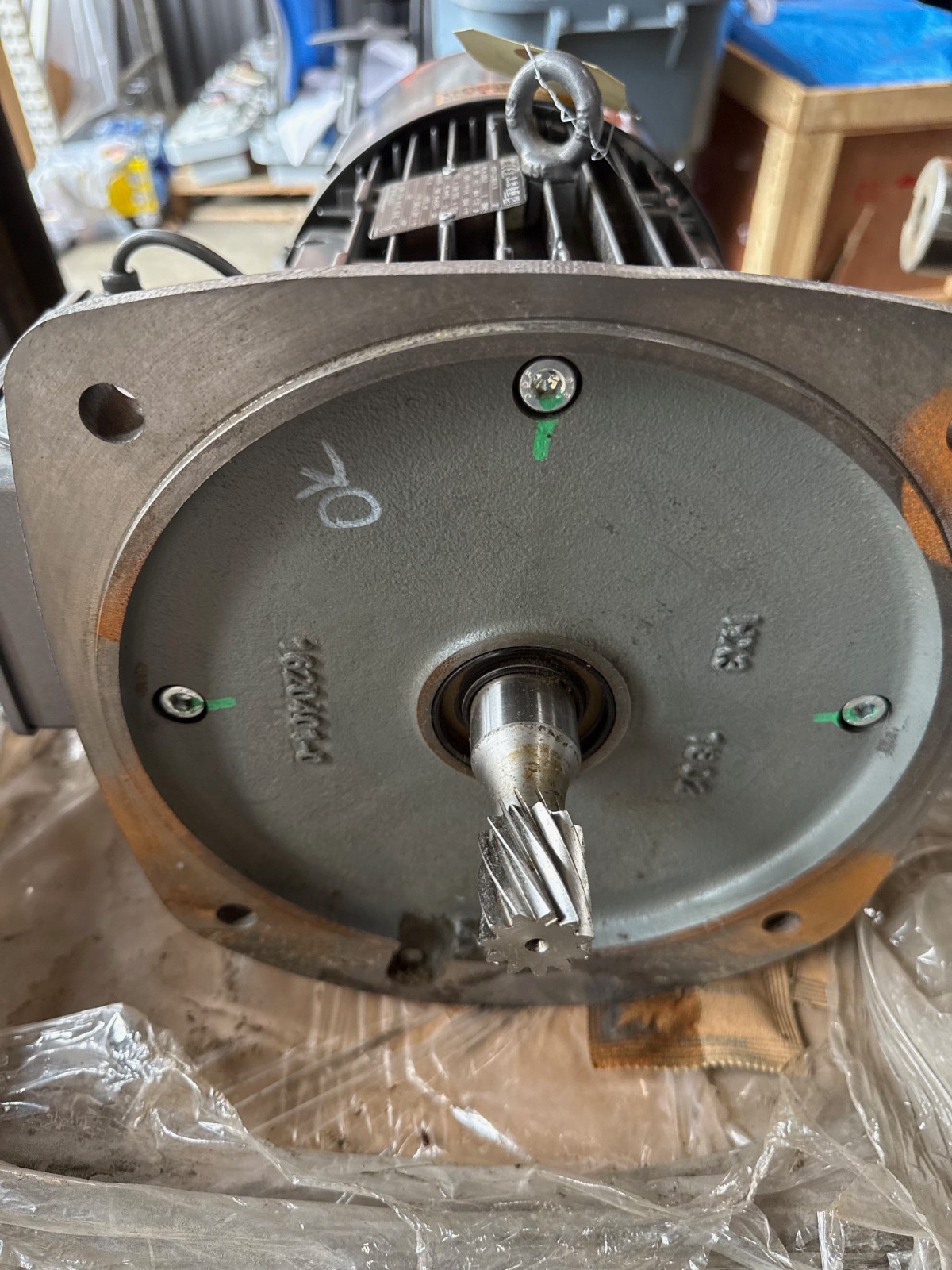 NORD Motor 5 HP MODEL  SK112MP/4 2XOB 1755 RPM 230/460 V 13/6.5  AMP 3 PH STEM D