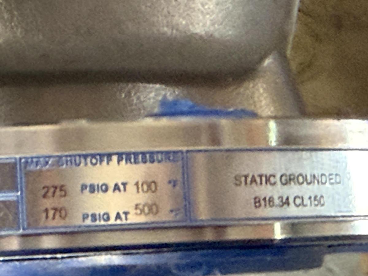 JAMESBURY 2" 150 RF BALL VALVE FP FIG # 3 9150313600XTZ2 316 BODY
