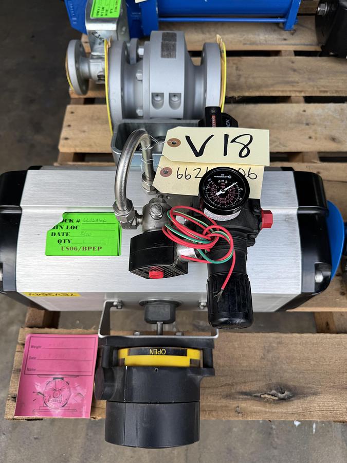 ARGUS 4" 300 RF FP BALL VALVE MODEL FK76M V4A W MOD S250S08 AUTOMAX ACTUATOR