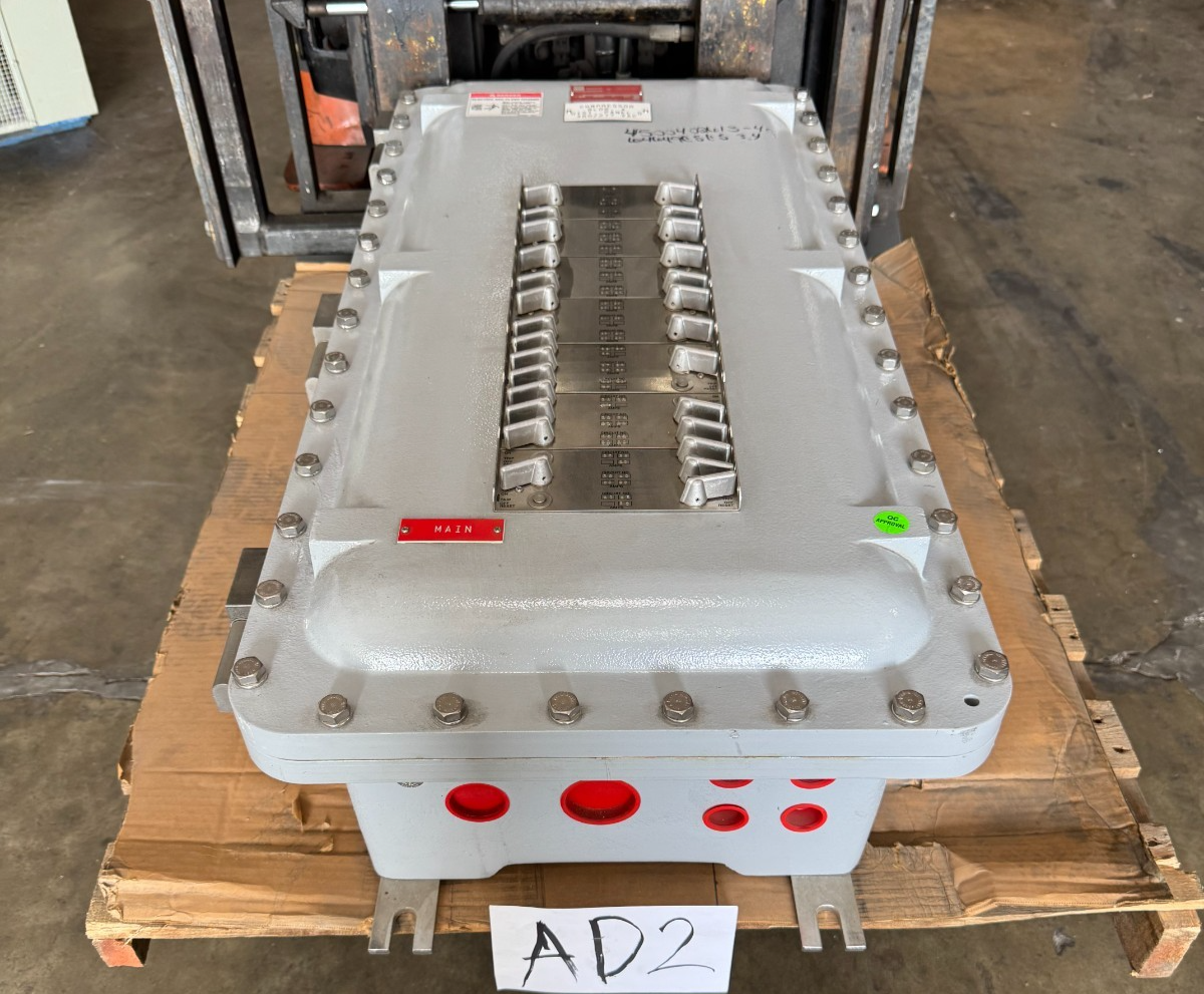 APPLETON/EGS EXPLOSION PROOF BREAKER PANEL AD2 80 AMP APPND24C42BF-353 480/277