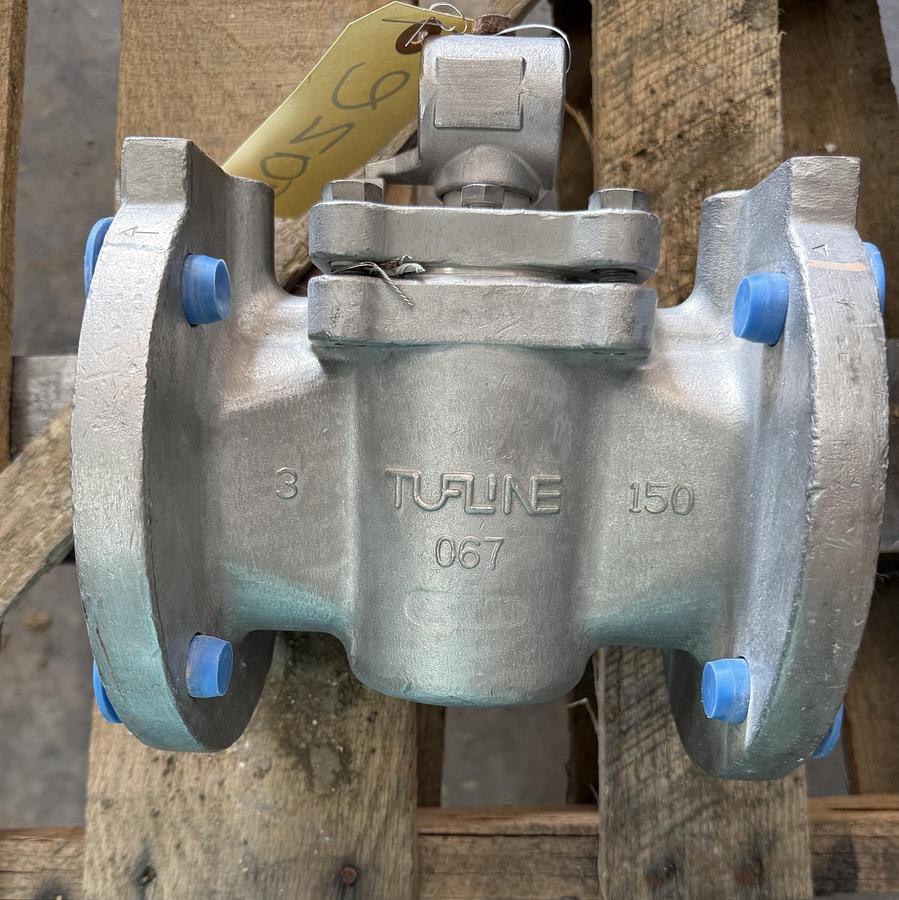 TUFLINE 3" 150 RF PLUG VALVE ALLOY 20 FIG # 067FT