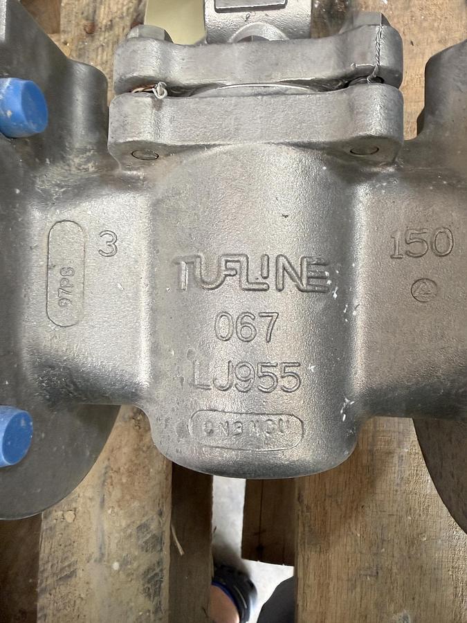 TUFLINE 3" 150 RF PLUG VALVE ALLOY 20 FIG # 067FT