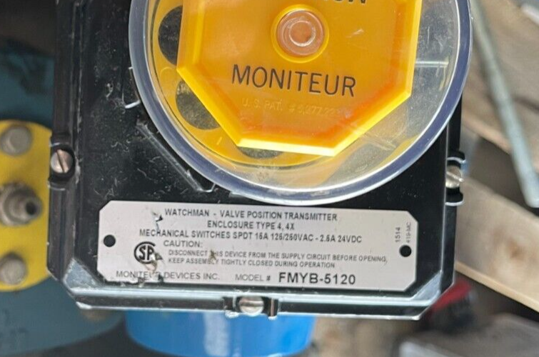DEZURIK POWERAC ACTUATER WITH FMYB-5120 POSITIONER
