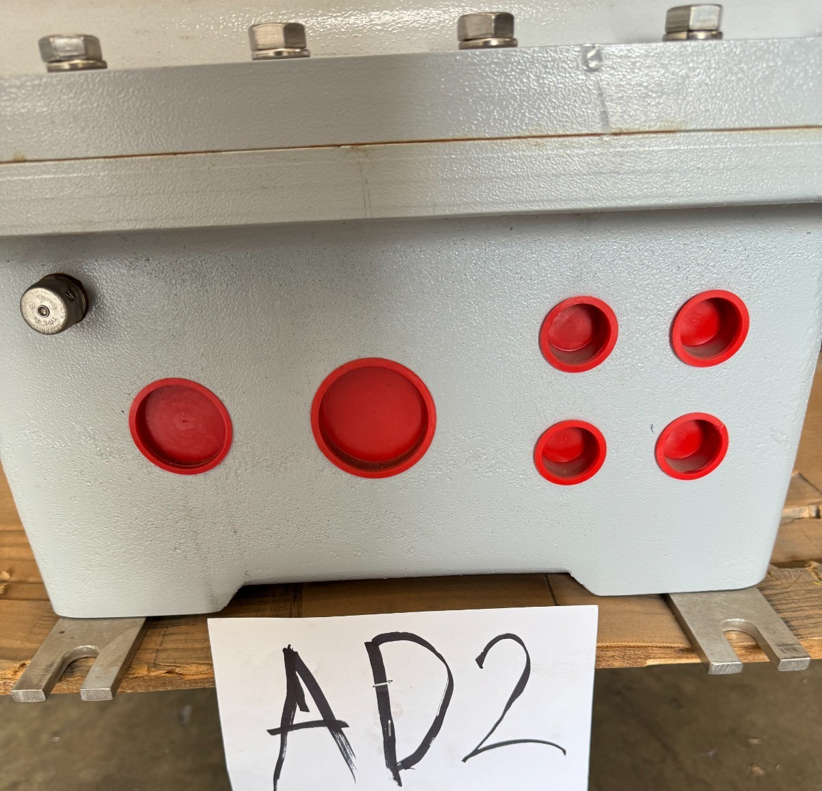 APPLETON/EGS EXPLOSION PROOF BREAKER PANEL AD2 80 AMP APPND24C42BF-353 480/277