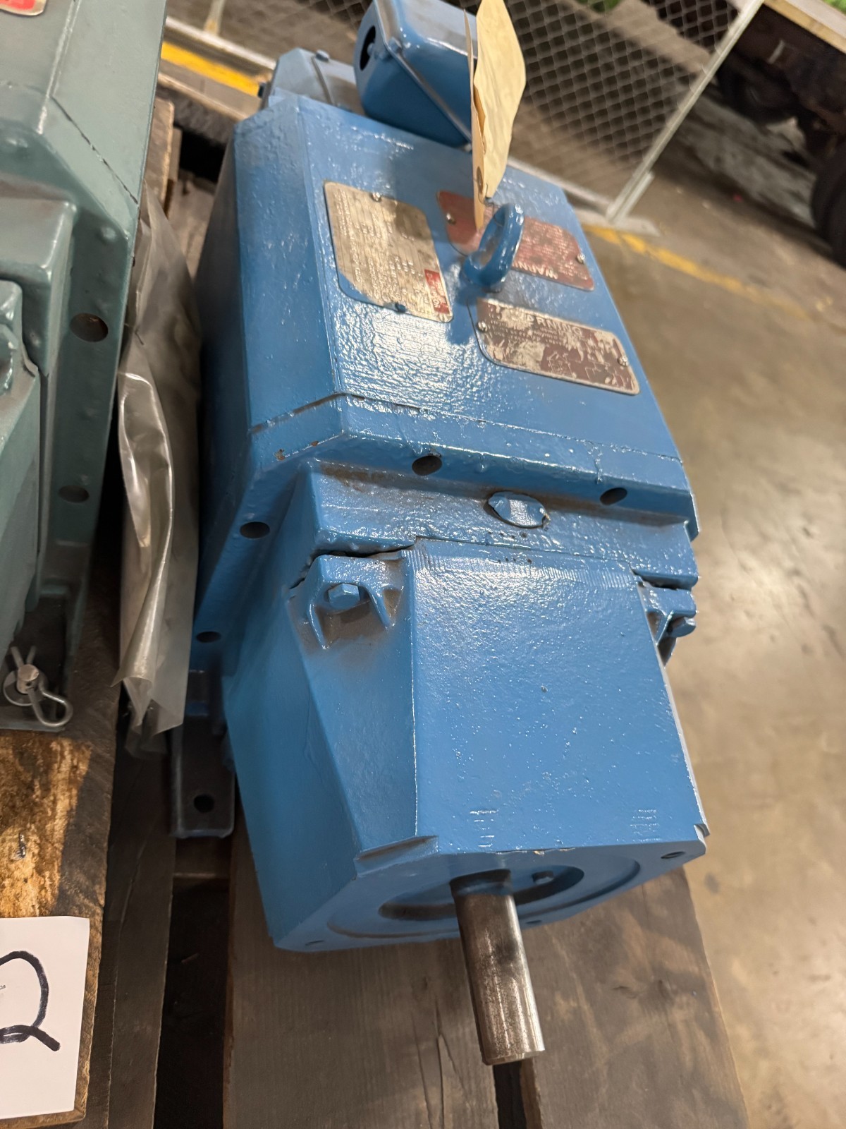 RELIANCE RPM III DC MOTOR ZA1 5 HP MODEL T56H1021R-PS 1725 RPM 180 V DC 23 AMP