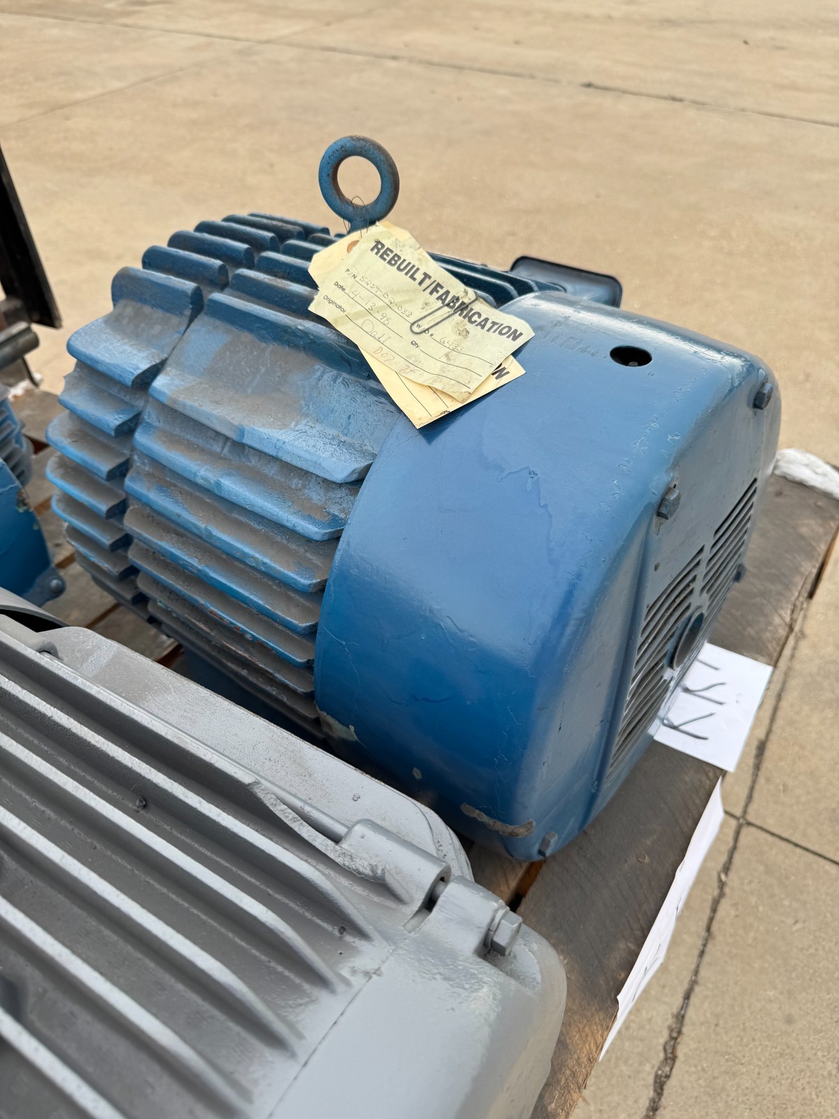 GE MOTOR KK1 15 HP MODEL 5K284BN305 1175 RPM 230/460 V 3 PH 40.6/20.3 AMP FR 284
